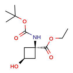 ethyl(1s,3s)-1-{[(tert-butoxy)carbonyl]amino}-3-hydroxycyclobutane-1-carboxylateͼƬ