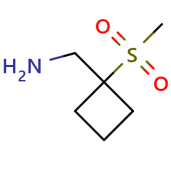 1-(1-methanesulfonylcyclobutyl)methanamineͼƬ