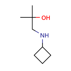 1-(cyclobutylamino)-2-methylpropan-2-olͼƬ