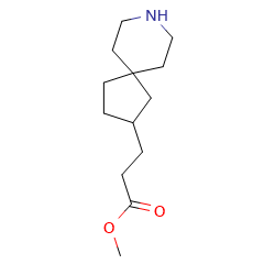 methyl3-{8-azaspiro[4,5]decan-2-yl}propanoateͼƬ