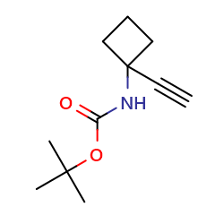 tert-butylN-(1-ethynylcyclobutyl)carbamate图片