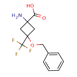 1-amino-3-(benzyloxy)-3-(trifluoromethyl)cyclobutane-1-carboxylicacidͼƬ