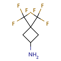 3,3-bis(trifluoromethyl)cyclobutan-1-amineͼƬ