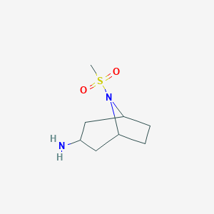 8-methanesulfonyl-8-azabicyclo[3,2,1]octan-3-amineͼƬ