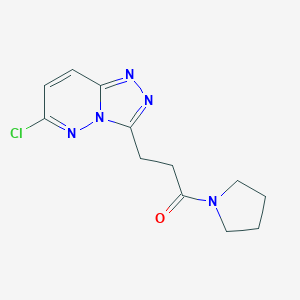 3-{6-chloro-[1,2,4]triazolo[4,3-b]pyridazin-3-yl}-1-(pyrrolidin-1-yl)propan-1-oneͼƬ