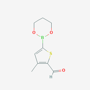 5-(1,3,2-dioxaborinan-2-yl)-3-methylthiophene-2-carbaldehydeͼƬ