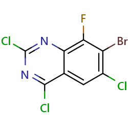 7-bromo-2,4,6-trichloro-8-fluoroquinazolineͼƬ