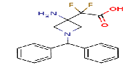 2-(3-amino-1-benzhydryl-azetidin-3-yl)-2,2-difluoro-aceticacidͼƬ