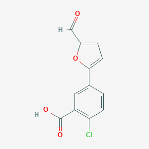 2-Chloro-5-(5-formyl-furan-2-yl)-benzoic AcidͼƬ