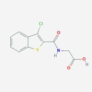 2-[(3-Chloro-1-benzothiophen-2-yl)formamido]acetic AcidͼƬ