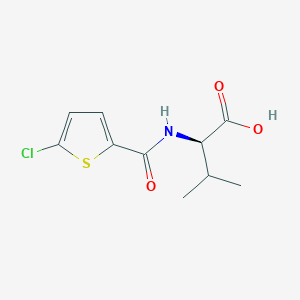 (2R)-2-[(5-Chlorothiophen-2-yl)formamido]-3-methylbutanoic Acid图片