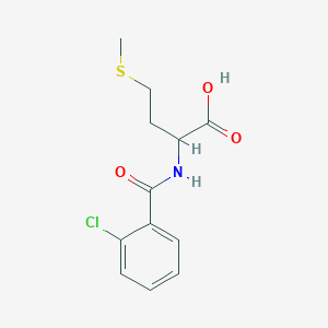 2-[(2-Chlorophenyl)formamido]-4-(methylsulfanyl)butanoic AcidͼƬ