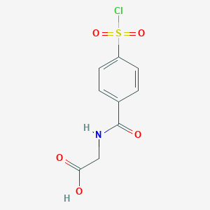 2-{[4-(Chlorosulfonyl)phenyl]formamido}acetic AcidͼƬ