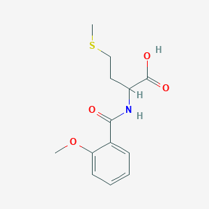 2-[(2-Methoxyphenyl)formamido]-4-(methylsulfanyl)butanoic AcidͼƬ