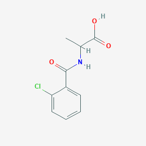 2-[(2-Chlorophenyl)formamido]propanoic AcidͼƬ