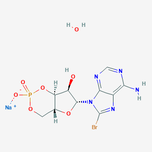 8-Bromoadenosine 3',5'-Cyclic Monophosphate Sodium Salt MonohydrateͼƬ