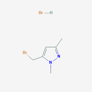 5-(Bromomethyl)-1,3-dimethyl-1H-pyrazole HydrobromideͼƬ