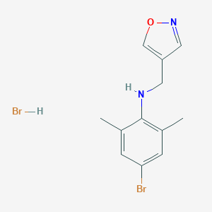 4-bromo-2,6-dimethyl-N-(1,2-oxazol-4-ylmethyl)aniline hydrobromideͼƬ