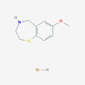 7-Methoxy-2,3,4,5-tetrahydro-1,4-benzothiazepine HydrobromideͼƬ