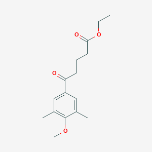 Ethyl 5-(3,5-dimethyl-4-methoxyphenyl)-5-oxovalerateͼƬ