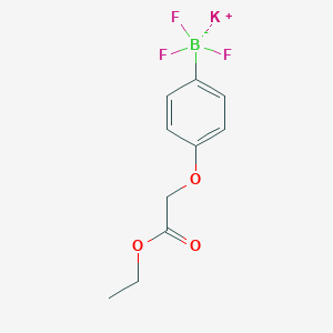 Potassium(4-{[(Ethoxycarbonyl)methyl]oxy}phenyl)trifluoroborate图片