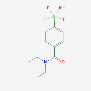 Potassium [4-(Diethylamine-1-carbonyl)phenyl]trifluoroborate图片