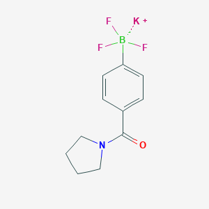 Potassium [4-(Pyrrolidine-1-carbonyl)phenyl]trifluoroborateͼƬ