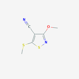 3-methoxy-5-(methylsulfanyl)-1,2-thiazole-4-carbonitrileͼƬ