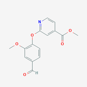 methyl 2-(4-formyl-2-methoxyphenoxy)isonicotinateͼƬ