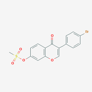 3-(4-Bromophenyl)-4-oxo-4H-chromen-7-yl methanesulfonateͼƬ