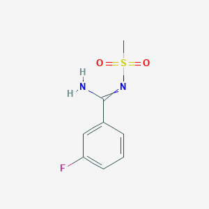 3-Fluoro-N-methanesulfonylbenzenecarboximidamideͼƬ