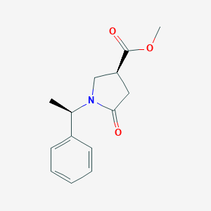 (S)-Methyl5-oxo-1-((R)-1-phenylethyl)pyrrolidine-3-carboxylateͼƬ