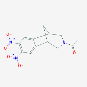 1-(7,8-dinitro-1,2,4,5-tetrahydro-3H-1,5-methanobenzo[d]azepin-3-yl)ethan-1-oneͼƬ