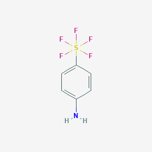 4-(pentafluoro-lambda~6~-sulfanyl)aniline图片