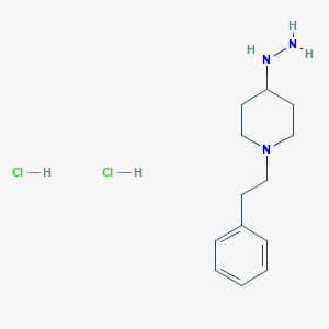 (1-Phenethyl-Piperidin-4-Yl)-Hydrazine Dihydrochloride图片