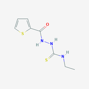 N-ethyl-2-(2-thienylcarbonyl)hydrazinecarbothioamide图片