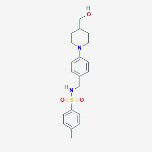 N-{4-[4-(Hydroxymethyl)piperidino]benzyl}-4-methylbenzenesulfonamideͼƬ