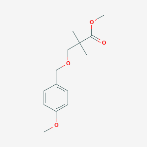 3-(4-Methoxybenzyloxy)-2,2-dimethylpropionic acid methyl esterͼƬ