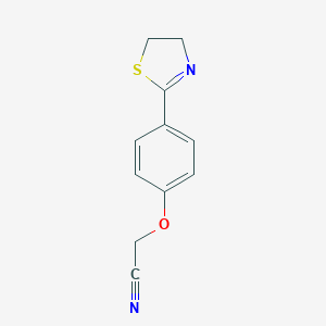 2-[4-(4,5-Dihydro-1,3-thiazol-2-yl)phenoxy]acetonitrileͼƬ