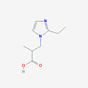 3-(2-Ethyl-imidazol-1-yl)-2-methyl-propionic acidͼƬ