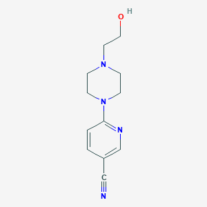 6-[4-(2-Hydroxyethyl)piperazino]nicotinonitrileͼƬ