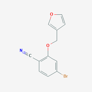 4-Bromo-2-(furan-3-ylmethoxy)benzonitrileͼƬ