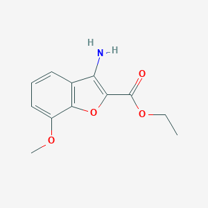 Ethyl 3-amino-7-methoxy-1-benzofuran-2-carboxylateͼƬ