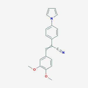 (Z)-3-(3,4-dimethoxyphenyl)-2-[4-(1H-pyrrol-1-yl)phenyl]-2-propenenitrileͼƬ