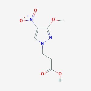 3-(3-Methoxy-4-nitro-pyrazol-1-yl)-propionic acidͼƬ