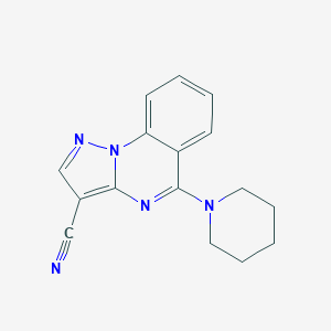 5-Piperidinopyrazolo[1,5-a]quinazoline-3-carbonitrileͼƬ