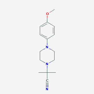 2-[4-(4-Methoxyphenyl)piperazin-1-yl]-2-methylpropanenitrileͼƬ