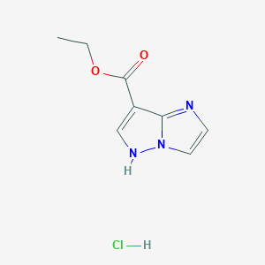 ethyl 1H-pyrazolo[1,5-a]imidazole-7-carboxylate hydrochlorideͼƬ