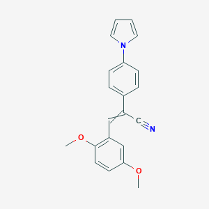 (Z)-3-(2,5-dimethoxyphenyl)-2-[4-(1H-pyrrol-1-yl)phenyl]-2-propenenitrileͼƬ