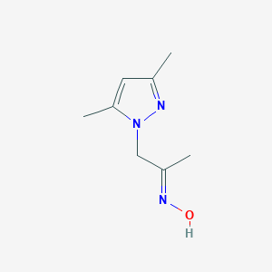 N-[1-(3,5-Dimethyl-1H-pyrazol-1-yl)propan-2-ylidene]hydroxylamineͼƬ